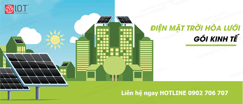 Read more about the article Giải pháp điện mặt trời hòa lưới thông minh- Gói kinh tế